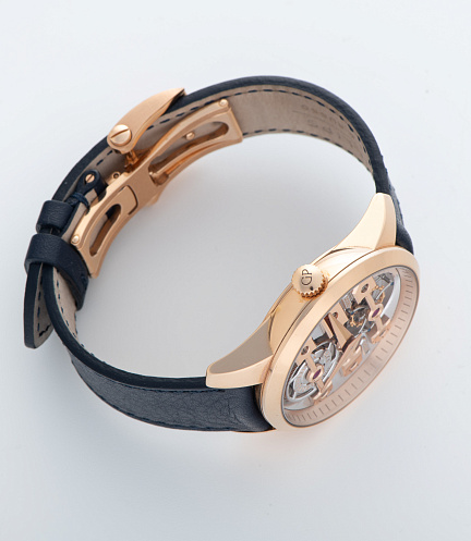 Tourbillon with Three Gold Bridges in Rose Gold