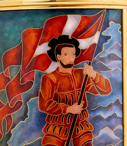 Dome Table Clock "700eme Anniversaire de la Confederation"