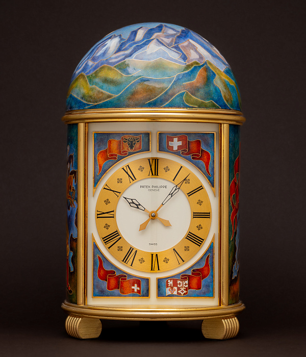 Dome Table Clock "700eme Anniversaire de la Confederation"