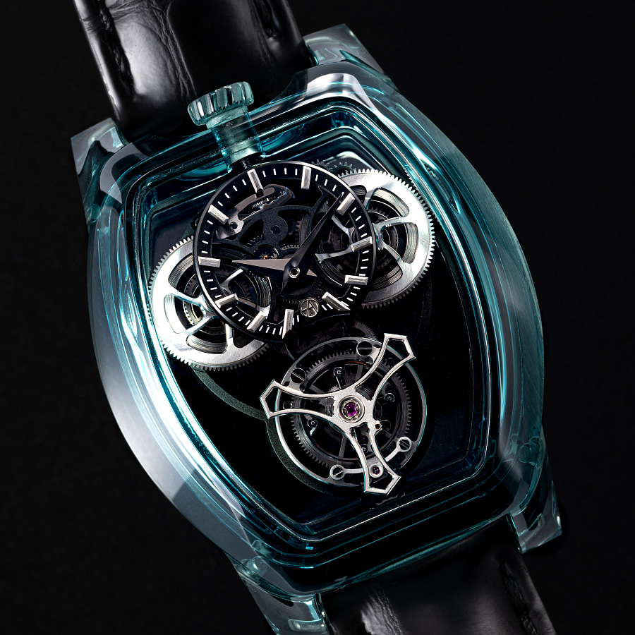 Curvy Purity Tourbillon Emerald "Piece Unique"