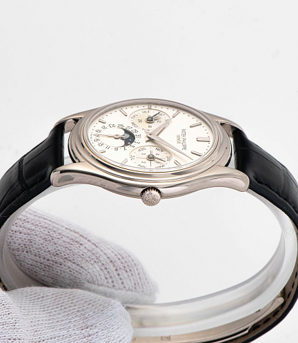 Perpetual Calendar in White Gold