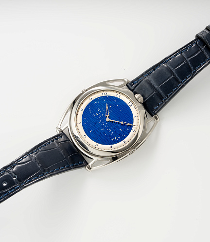DB28XS Starry Seas in Titanium with Blue Guilloche Sky Dial