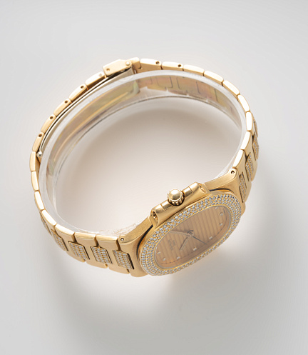 Nautilus with Diamonds in Yellow Gold "Doreé" Dial "Maradona"