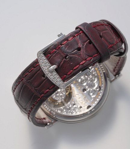 Classique Tourbillion with Diamonds Bezel and MOP Dial