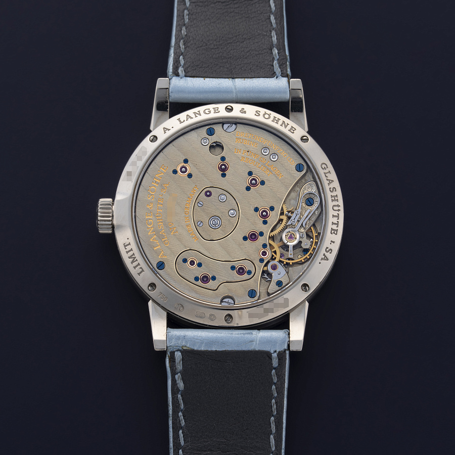 Small Lange 1 in White Gold with Blue MOP Dial LE to 20 pieces