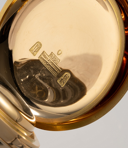 Minute Repeater Perpetual Calendar with Chronograph Lepine Pocket Watch in Yellow Gold