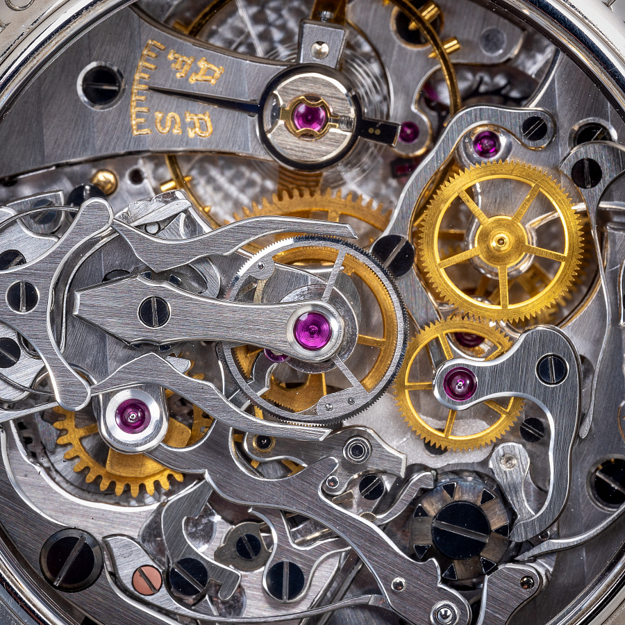 Toric Rattrapante in White Gold with Salmon Dial