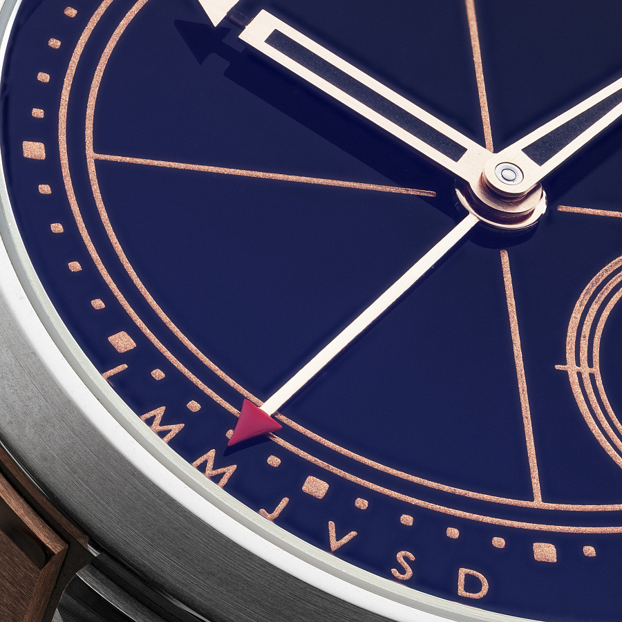 2 Time-Day ARTedition in Rose Gold and Titanium with Onyx Dial