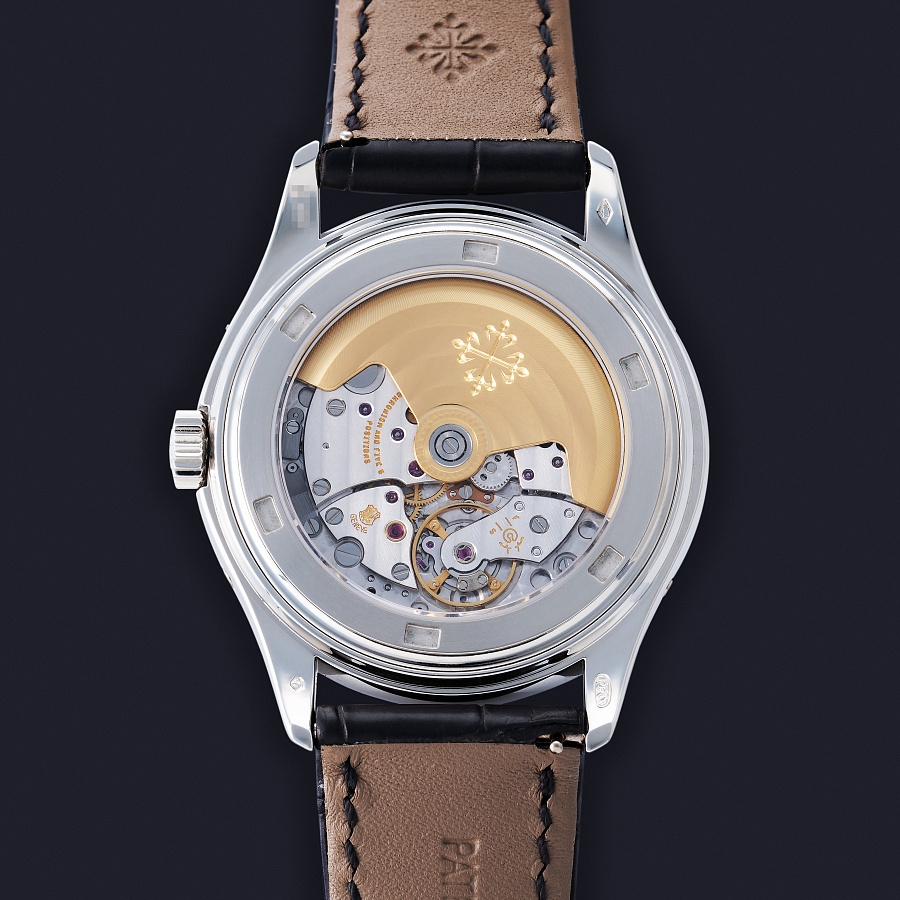 Annual Calendar Moonphase in White Gold