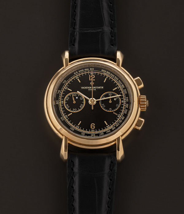 Historiques Chronograph in Yellow Gold with Black Dial