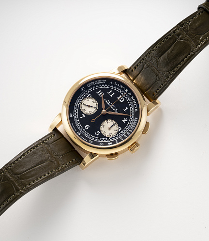 1815 Chronograph in Rose Gold with Black Dial