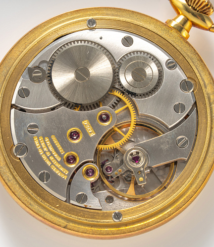 Lepine Pocket Watch with Enamel "El Cacharrero" by Francisco Goya