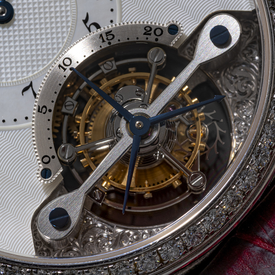 Classique Tourbillion with Diamonds Bezel and MOP Dial