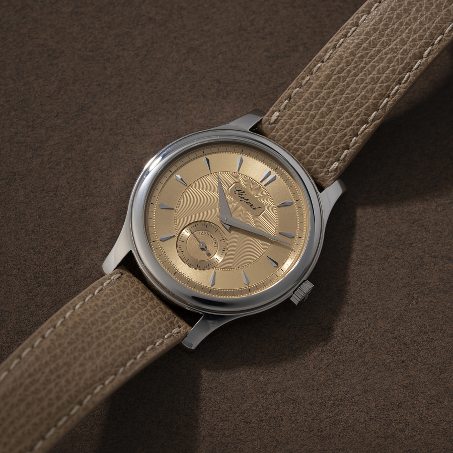 L.U.C. 1860 in Stainless Steel with Salmon Dial Revolution Edition