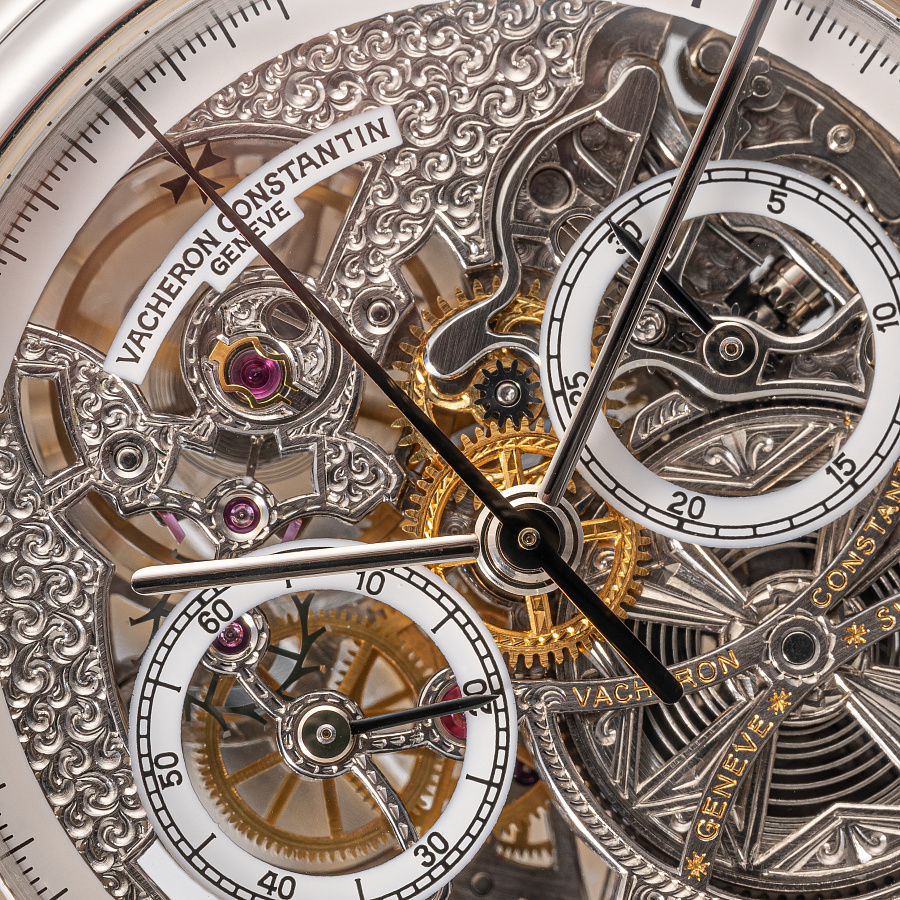 Historique Skeleton Chronograph in Platinum