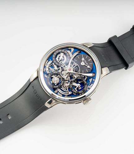 Legacy Machine Perpetual Calendar EVO in Zirconium with Blue Dial