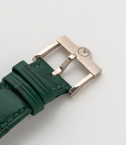 Contemporaine Moon Phase in White Gold