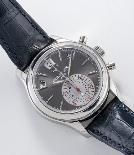 Annual Calendar Chronograph in Platinum