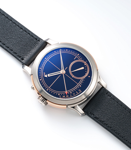 2 Time-Day Intrepido ARTedition in Rose Gold and Titanium with Onyx Dial