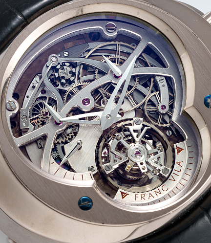 Cuatro Tourbillon Monopusher Chronograph in Stainless Steel