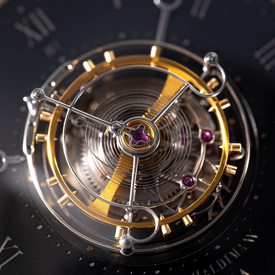 H1 Flying Tourbillon in Platinum with Black Dial