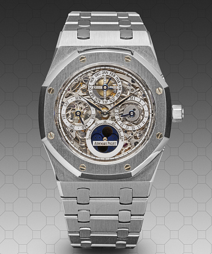 Royal Oak Skeleton Perpetual Calendar in Platinum