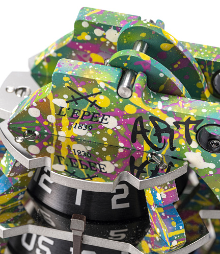 Hand-Painted Grenade "Make Art Not War"