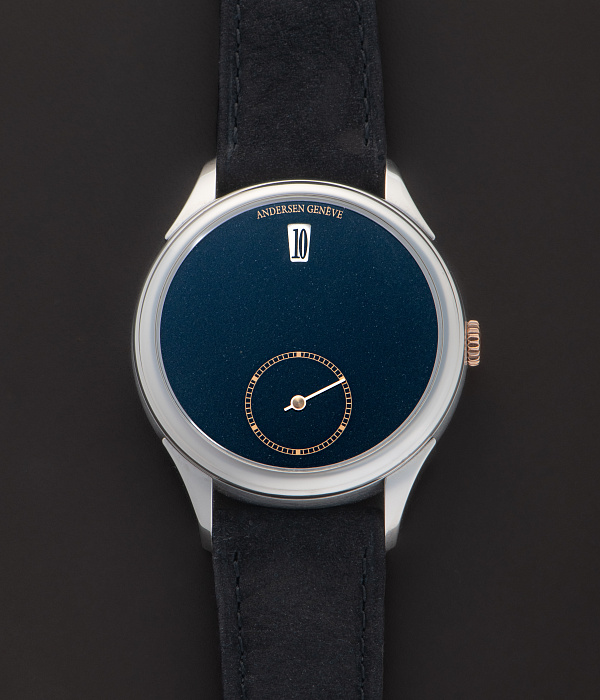 Jumping Hour with Black Jade Stone Dial "L'art des Heures Sautantes"