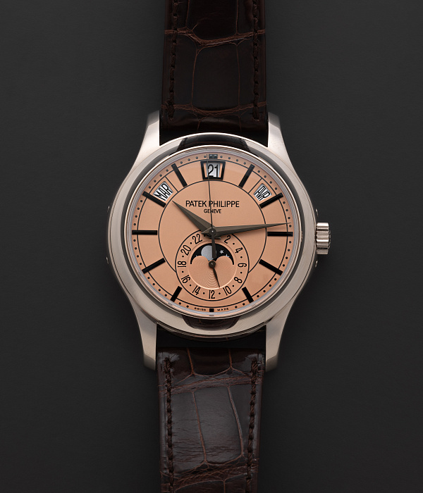 Annual Calendar in White Gold with Salmon Dial Limited to 15 Pieces