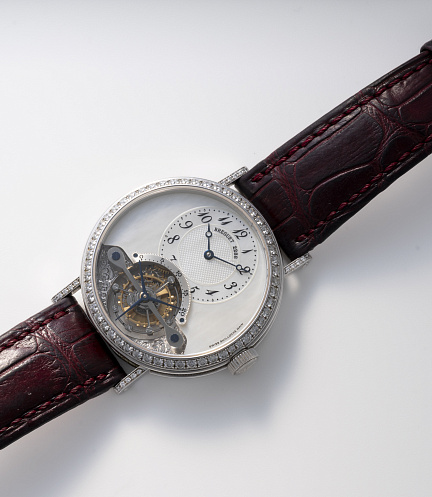 Classique Tourbillion with Diamonds Bezel and MOP Dial