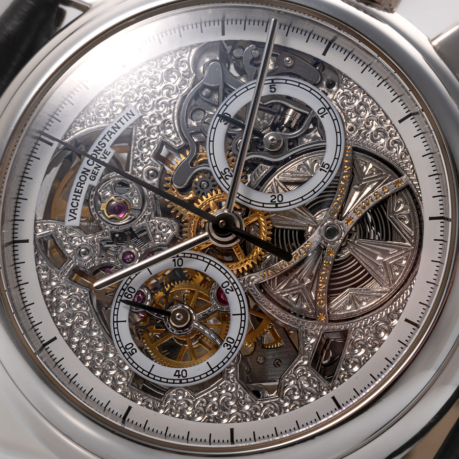 Historique Skeleton Chronograph in Platinum