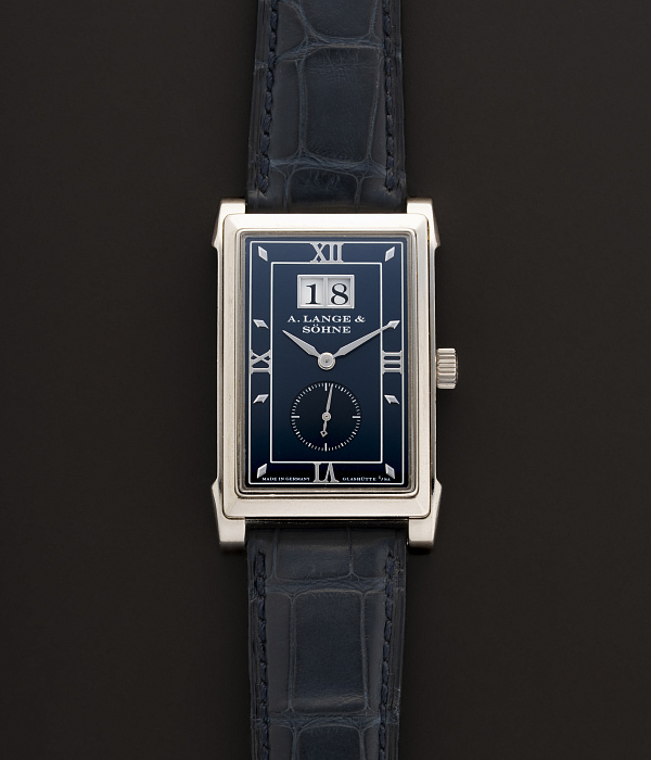 Cabaret in Platinum with Blue Dial