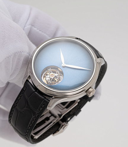 Funky Blue Endeavor Tourbillon Concept in Stainless Steel