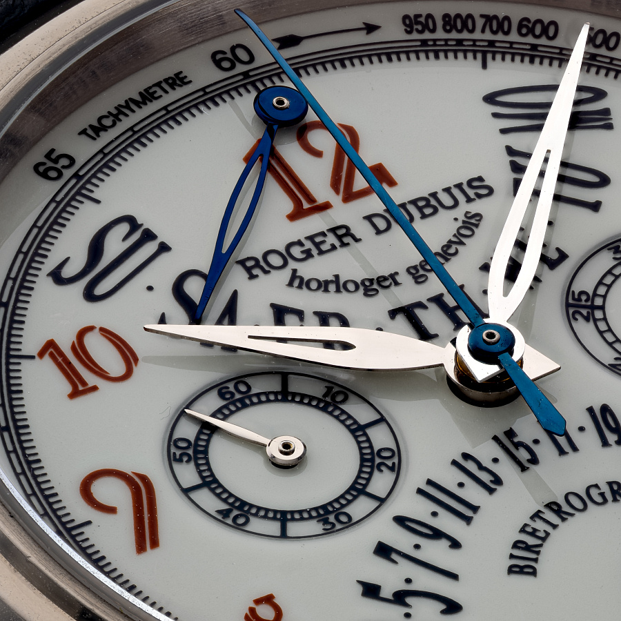 Symphatie Chronograph with Bi-Retrograde Calendar in White Gold