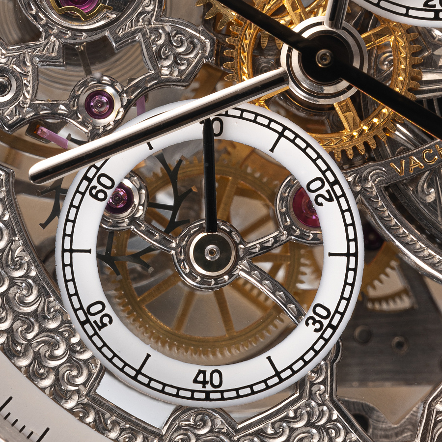 Historique Skeleton Chronograph in Platinum