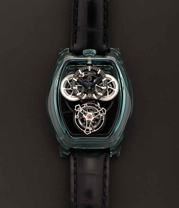 Curvy Purity Tourbillon Emerald "Piece Unique"