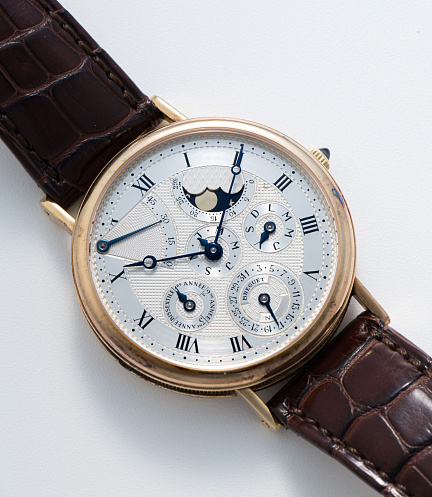 Classique Perpetual Calendar in Yellow Gold by Daniel Roth 