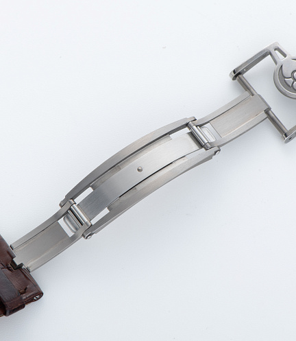 Legacy Machine Split Escapement in Titanium with Green Dial by Stephen McDonnell