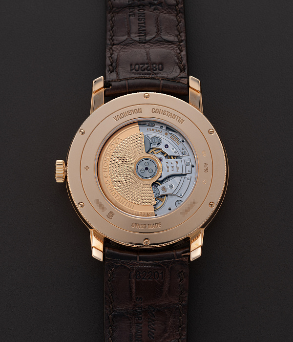Traditionelle World Time in Rose Gold