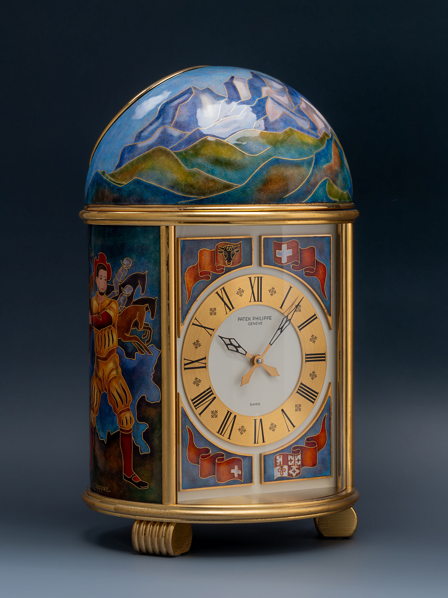 Dome Table Clock "700eme Anniversaire de la Confederation"
