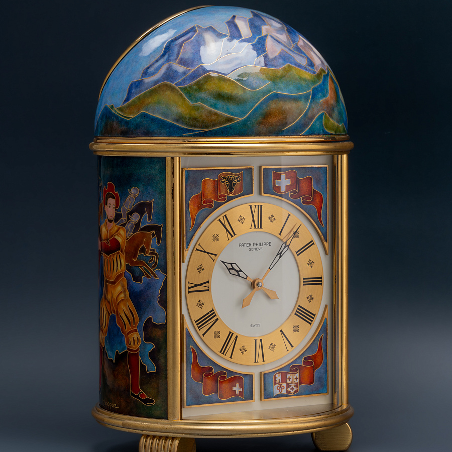 Dome Table Clock "700eme Anniversaire de la Confederation"