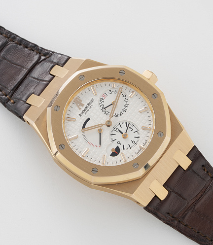 Royal Oak Dual Time in Rosegold