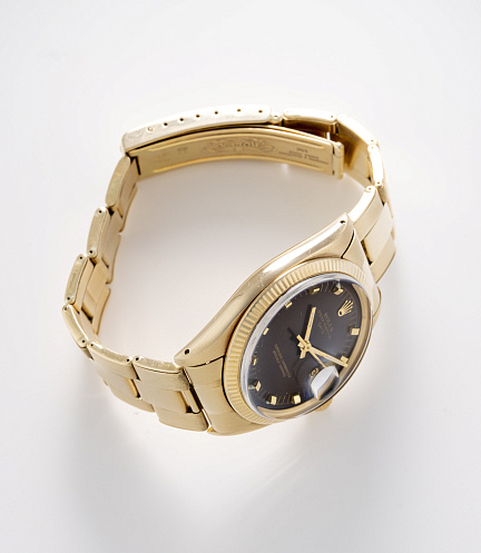 Oyster Perpetual Date with Special Dial in Yellow Gold 