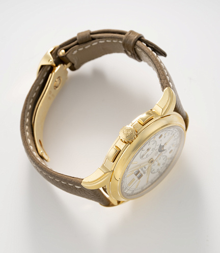 Perpetual Calendar Chronograph with Moonphase in Yellow Gold