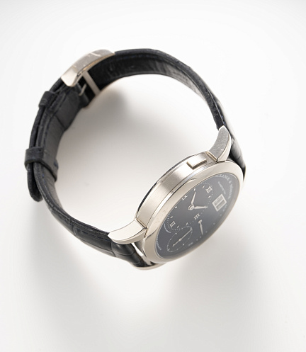 Lange 1 in White Gold with Blue Dial with Extract from Archives