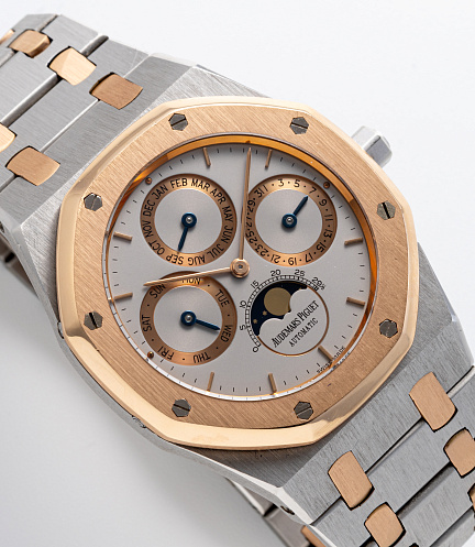 Royal Oak Perpetual Calendar in Rose Gold and Platinum