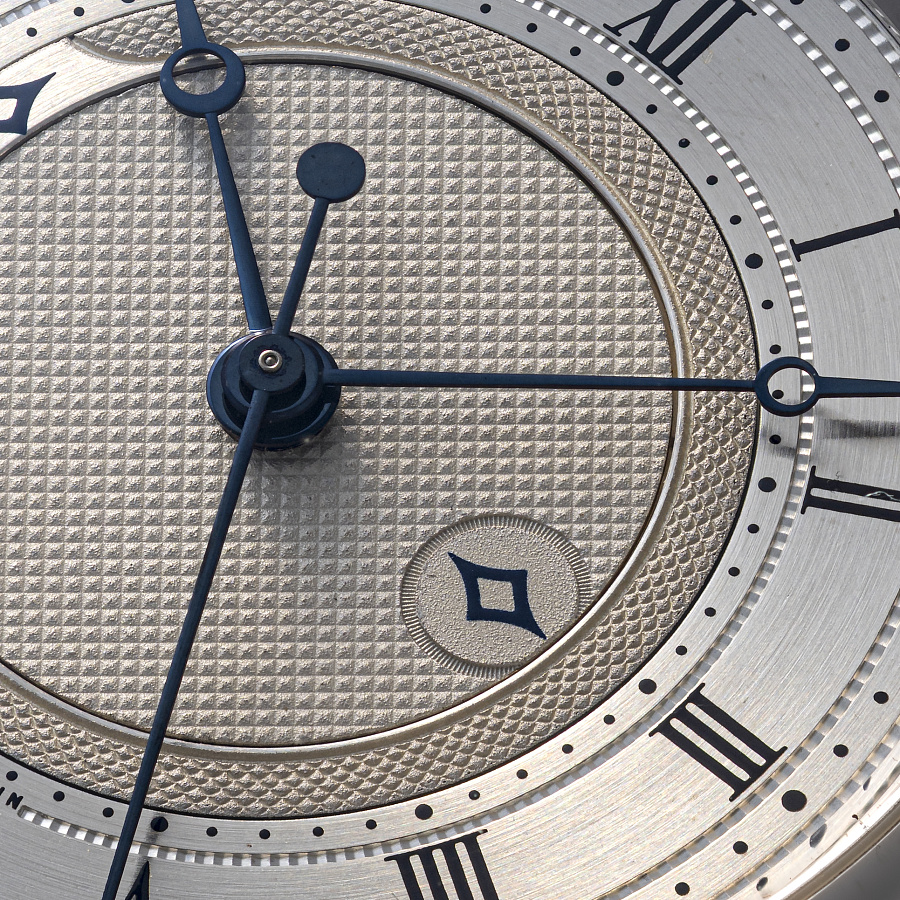 Classic Alarm in White Gold
