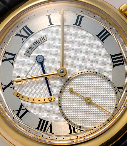 Series 2 in Yellow Gold with a Blued Power Reserve Hand