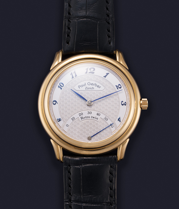 Retro Twin 156 in Yellow Gold