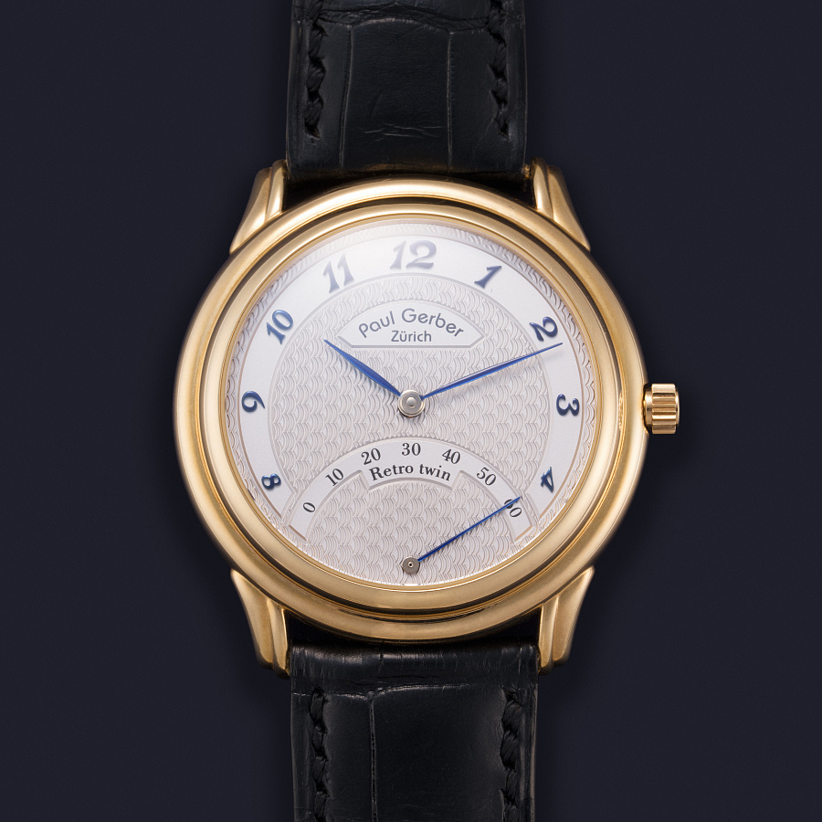 Retro Twin 156 in Yellow Gold